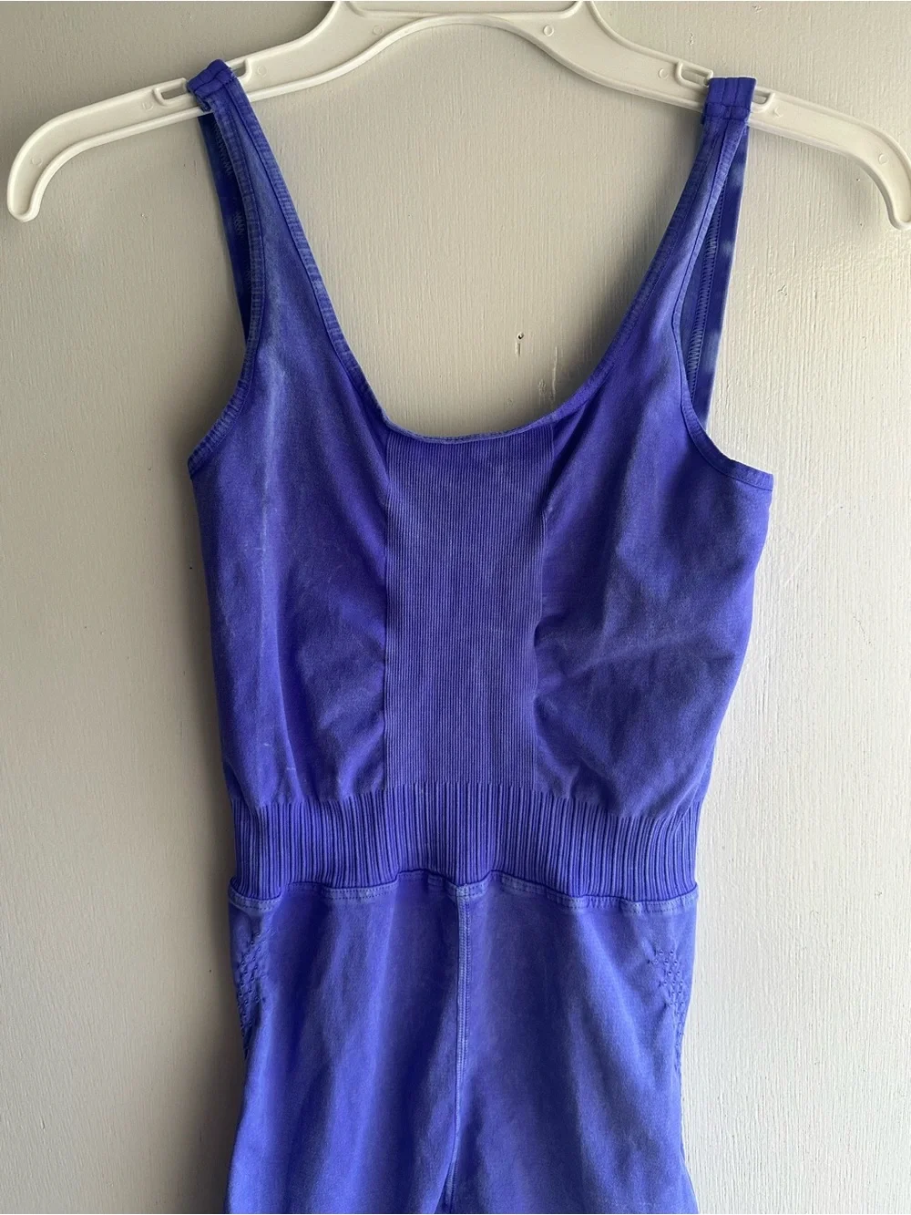 Free People FP Movement Good Karma Yoga Jumpsuit Purple one piece Pilates size S